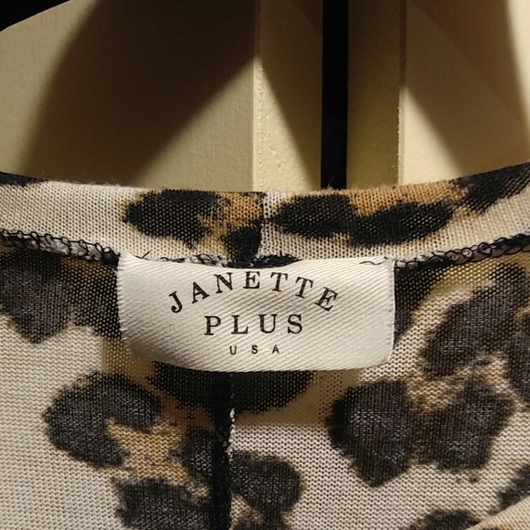 Leopard tunic with scarf hem - Picture 2 of 3